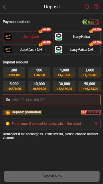AC777 Game deposit